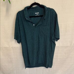Rhone Green Polo Shirt Casual Comfort